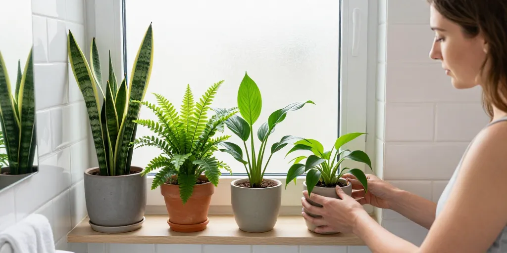 plantes pour wc