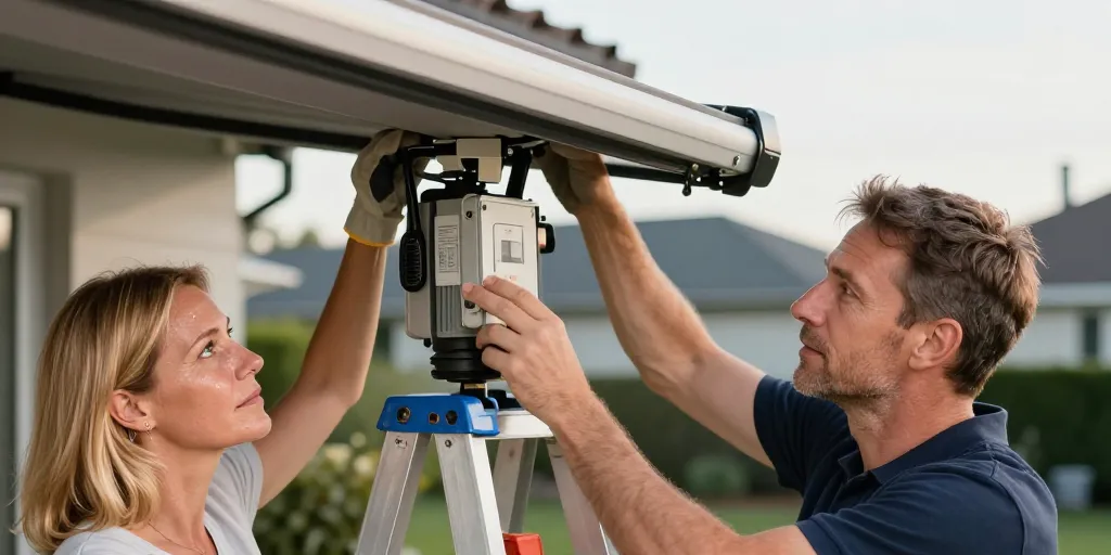 remonter un store banne électrique en panne