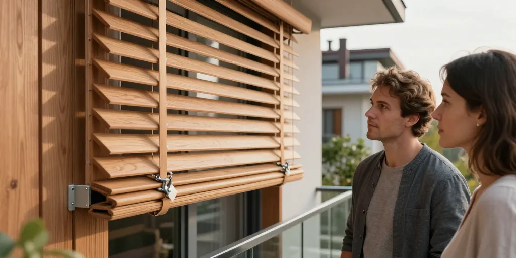 store venitien exterieur bois