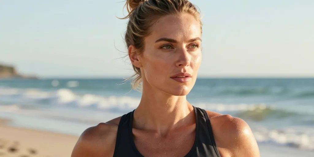 Anne-Sophie Lapix à la plage : les secrets de sa forme