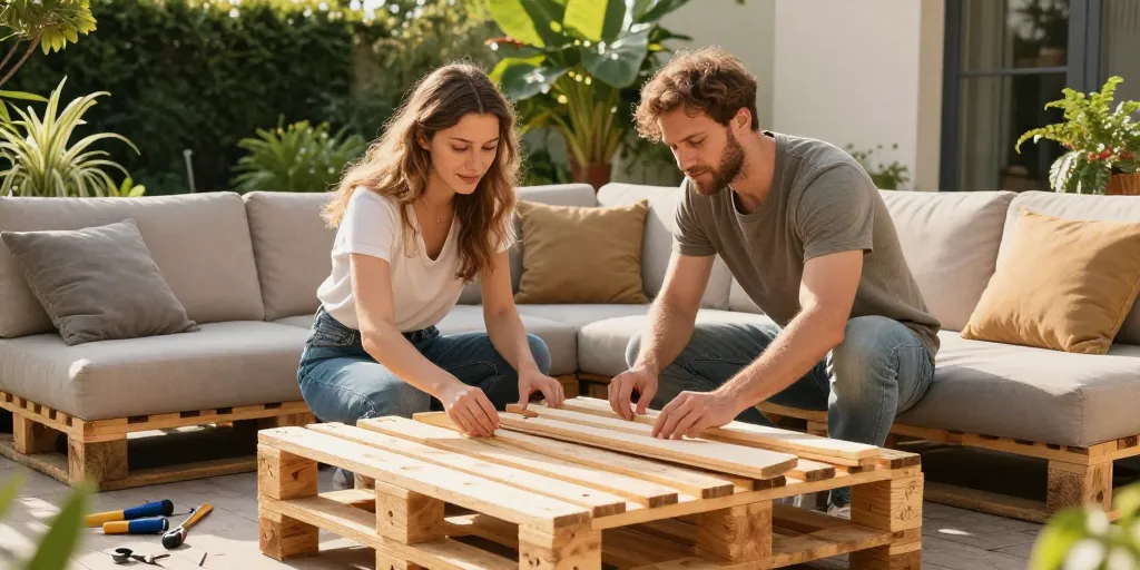 Idées palettes jardin : les 10 créations originales pour un extérieur tendance