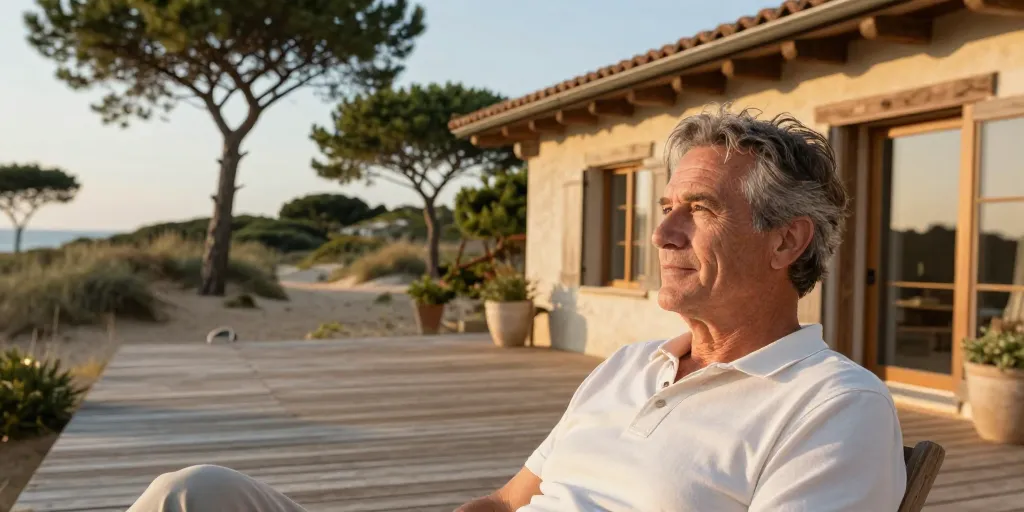Arcachon maison de Julien Courbet : le refuge paisible au Cap Ferret