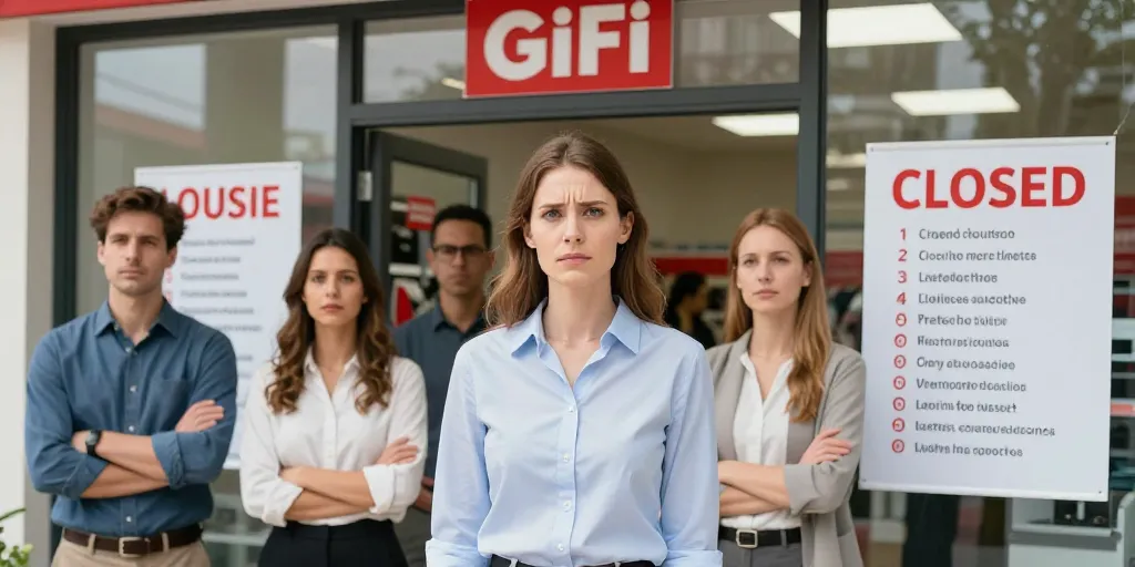 magasins gifi fermeture