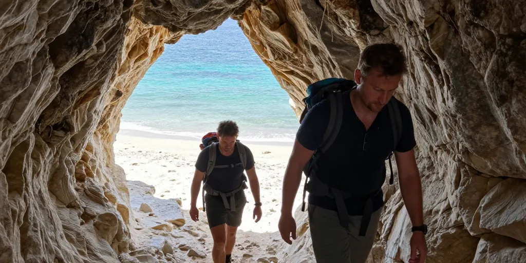 plage de la grotte