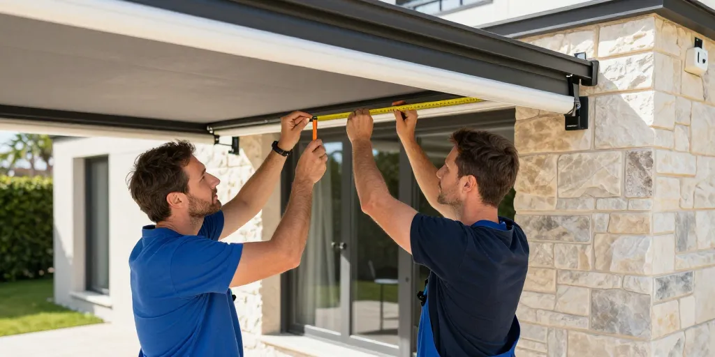 Hauteur store banne : les règles de calcul pour l’installation parfaite