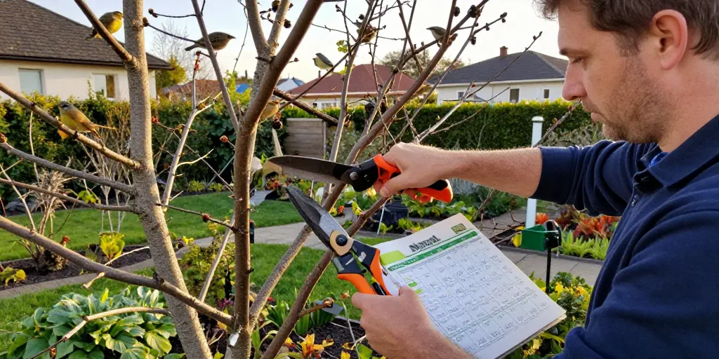 Tailler au bon moment : le calendrier précis qui protège vos arbres et la faune de votre jardin