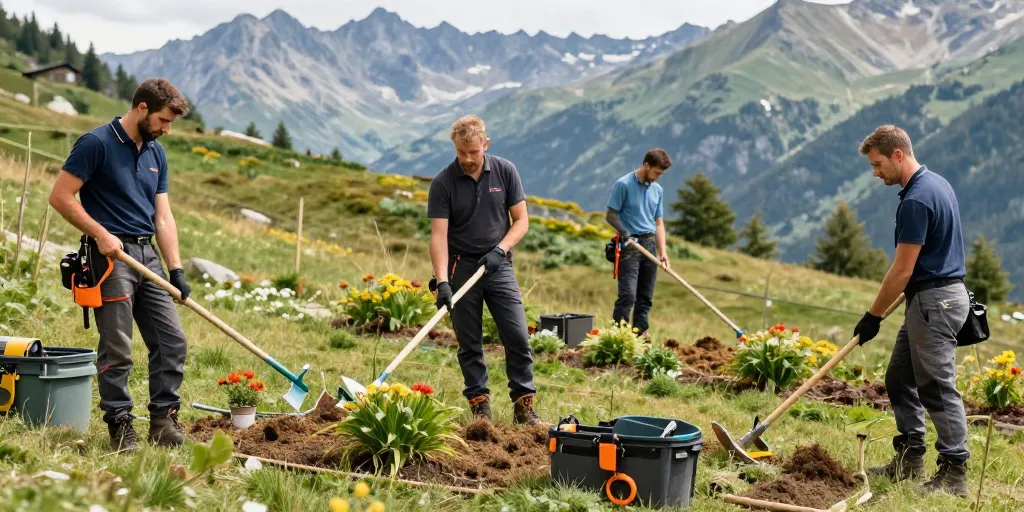 Portrait : une entreprise du paysage en Haute-Savoie