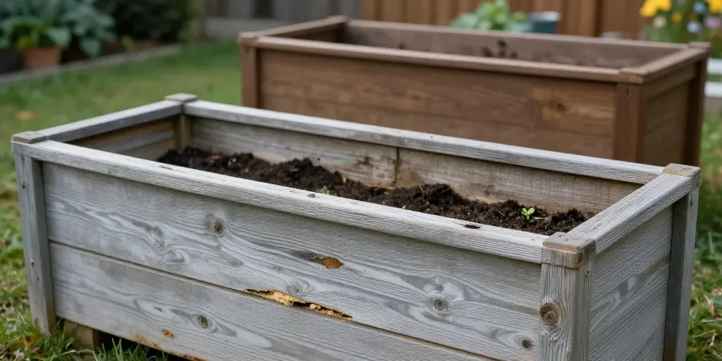 bac pour potager en hauteur