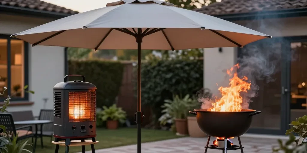 Parasol chauffant et brasero : pourquoi la vraie économie se joue sur la consommation énergétique, pas le prix d’achat